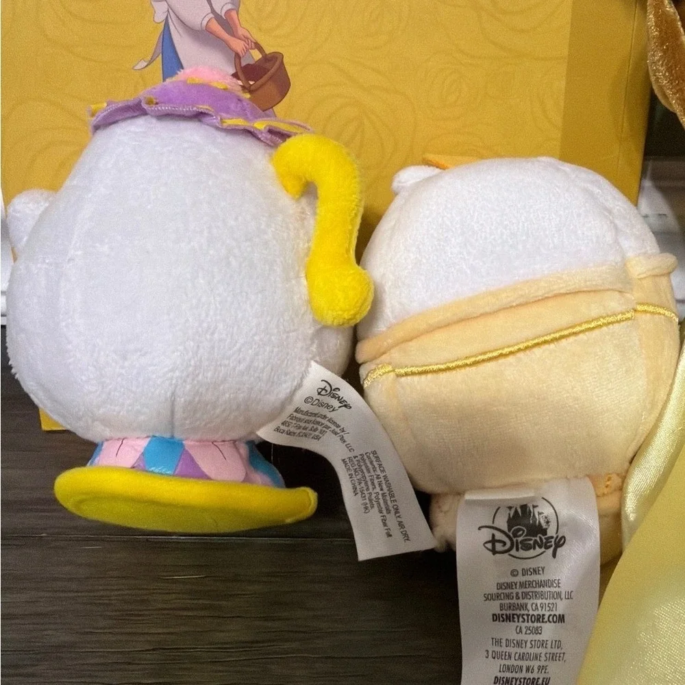 Disney's Beauty & The Beast Belle & Chip‎ Plush Set with Book